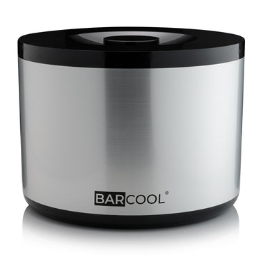 Barcool 10L Ice Bucket - Round Silver - As New